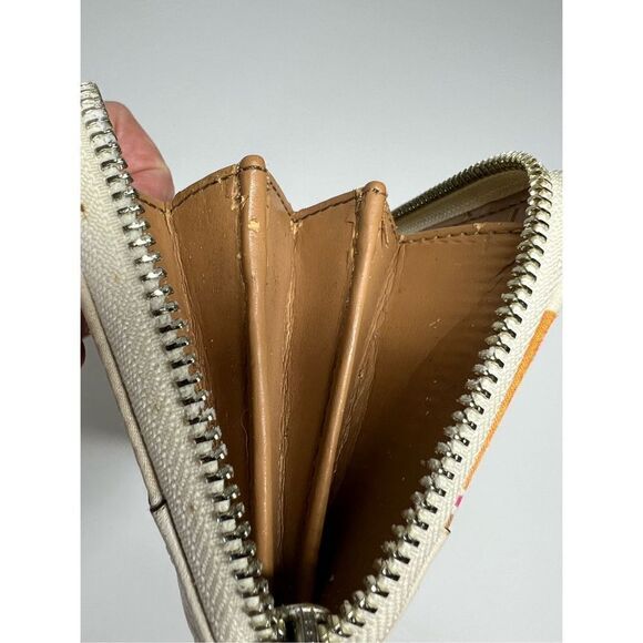 Rare Coach Ashley hand drawn scarf print wallet - Picture 10 of 15